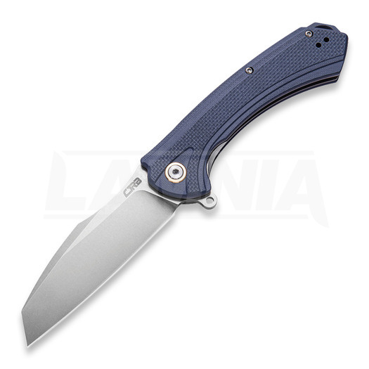 CJRB Barranca folding knife, gray/blue