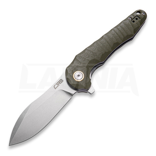 CJRB Mangrove G10 folding knife, green