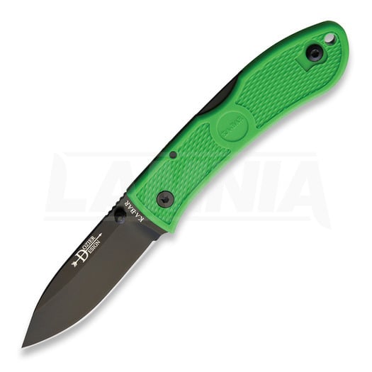 Ka-Bar Hunter by Bob Dozier összecsukható kés, zöld 4062KG