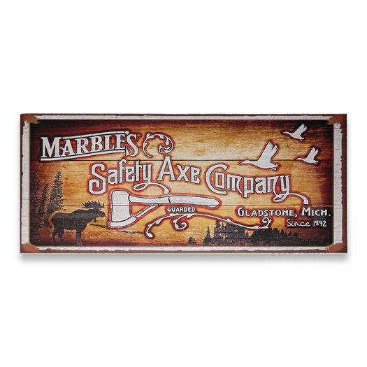 Marbles Marbles Safety Axe Sign