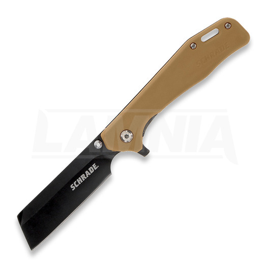 Schrade Ultra Glide Linerlock foldekniv, brun