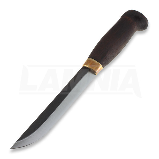 Eräpuu Hunter 125 finnish Puukko knife, stained birch