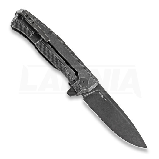 Πτυσσόμενο μαχαίρι Lionsteel MYTO Titanium, OLD BLACK MT01BBW