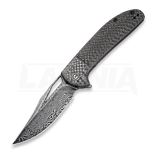 Skladací nôž CIVIVI Ortis Damascus, carbon fiber C2013DS-1