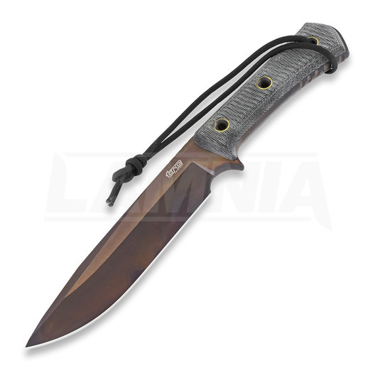 TRC Knives Apocalypse Virus Edition knife, leather sheath