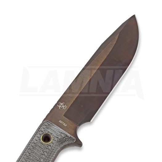 Nůž TRC Knives Apocalypse Virus Edition, leather sheath
