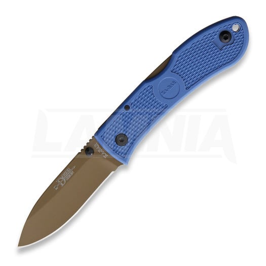 Ka-Bar Dozier Hunter 折叠刀, 藍色 4062D2