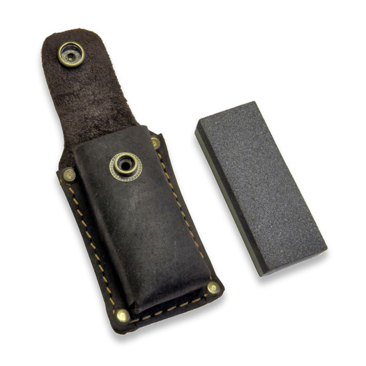 Bison 1879 Sharpening Stone with Leather Pouch