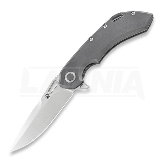 Olamic Cutlery Wayfarer 247 M390 Drop Point T1398 folding knife