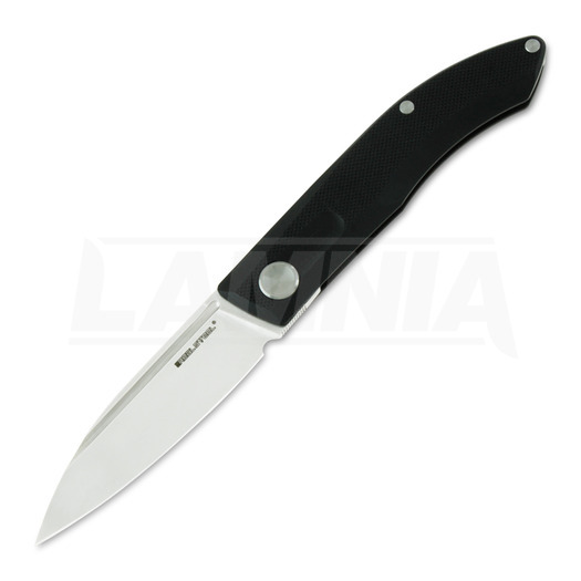 RealSteel Stella folding knife, Black G-10, Satin 7051