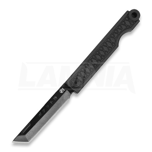 Πτυσσόμενο μαχαίρι StatGear Pocket Samurai Slipjoint, μαύρο