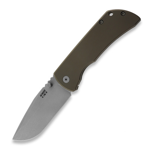 McNees Custom Knives MAC2 3.5 - Matte SW - Bronze sulankstomas peilis