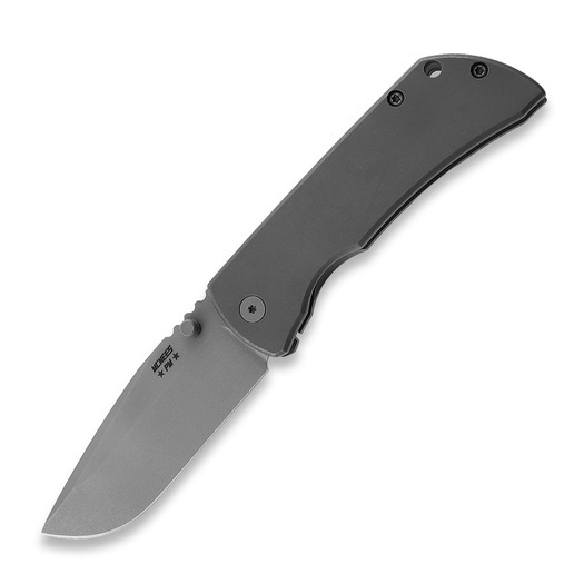McNees Custom Knives MAC2 3.5 - Matte SW - Grey összecsukható kés