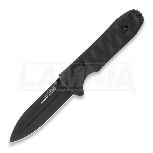 SOG Pentagon XR 折り畳みナイフ, 黒 SOG-12-61-01-57