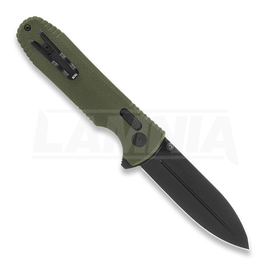 SOG Pentagon XR 折り畳みナイフ, 緑 SOG-12-61-02-57