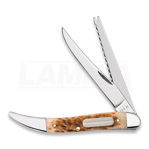 Pocket knife Case Cutlery Fishing Knife Amber Bone 10726