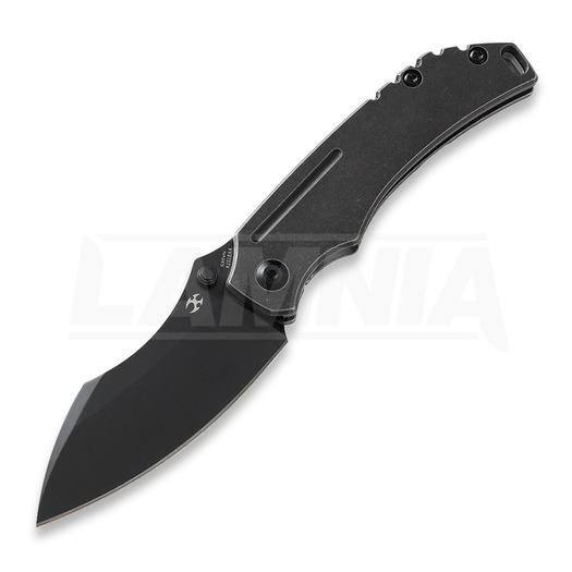 Kansept Knives Pelican EDC Framelock folding knife, black sw