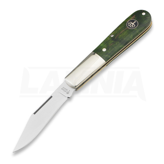 Böker Barlow Curly Birch Green folding knife 118941
