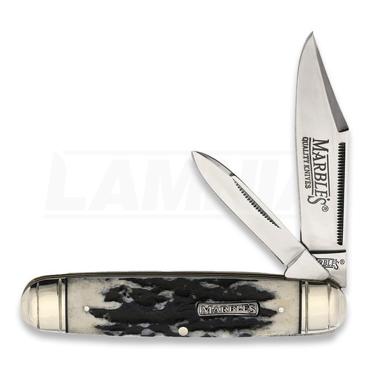 Nóż składany Marbles Black Stag Cattleman Jack Knif