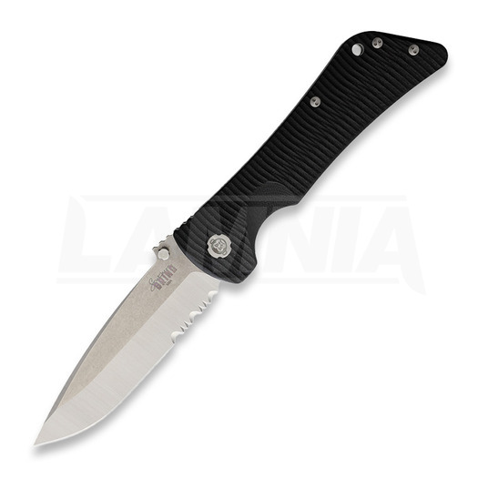 Southern Grind Bad Monkey Drop Point Serrated סכין מתקפלת
