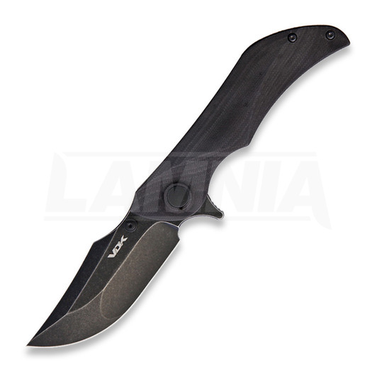 VDK Knives Talisman Flipper foldekniv, sort