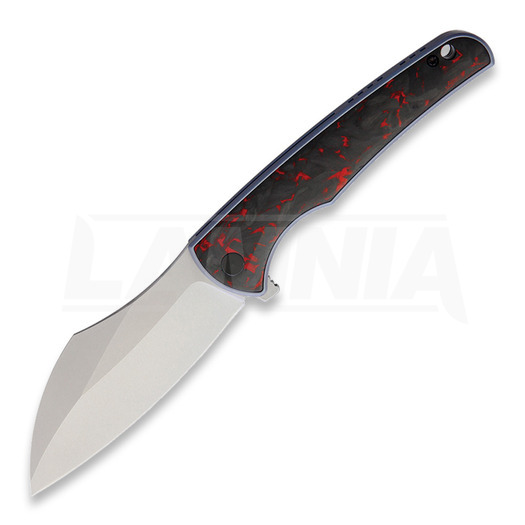 VDK Knives Vice Framelock סכין מתקפלת, blue/red