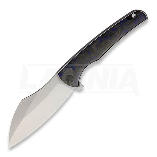 VDK Knives Vice Framelock folding knife, blue
