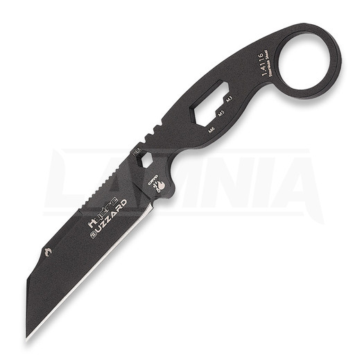 Hydra Knives Buzzard Black Vulture Version nož, black sheath