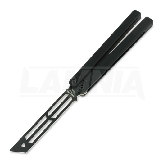 Balisong trainer Squid Industries Triton Inked, preto