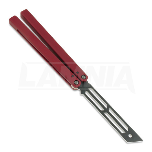 Squid Industries Triton Inked balisong trainer, 红色
