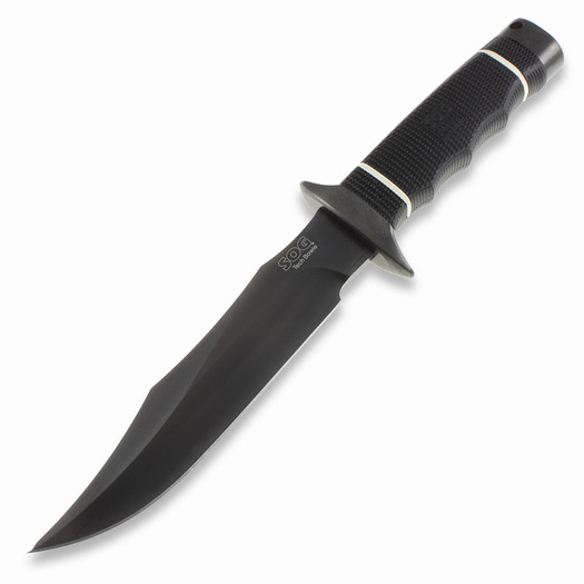 SOG Tech Bowie kniv, svart S10B-K