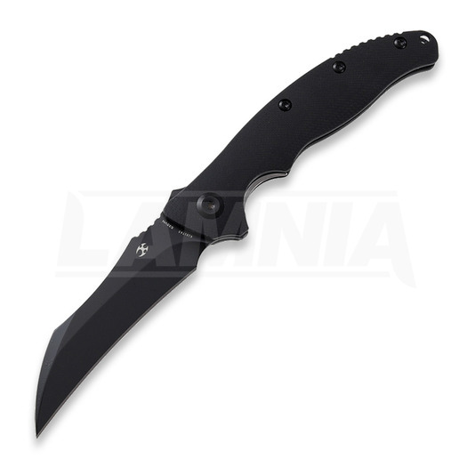 Kansept Knives Copperhead Linerlock folding knife, black
