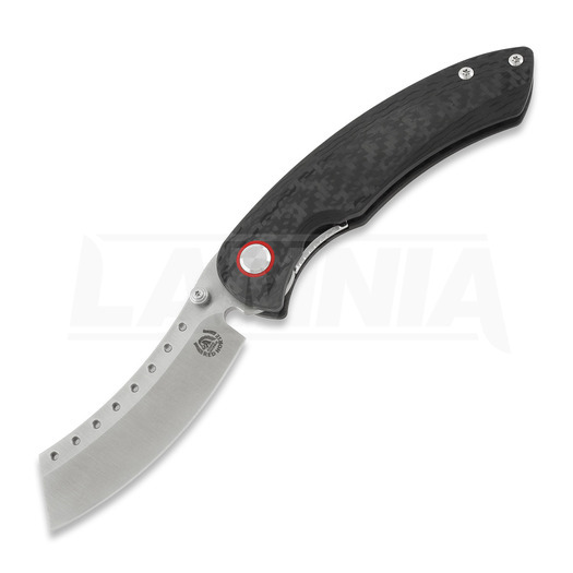 Couteau pliant Red Horse Knife Works Hell Razor P Carbon Fiber, satin