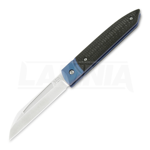 HEAdesigns Falcon CF folding knife, blue