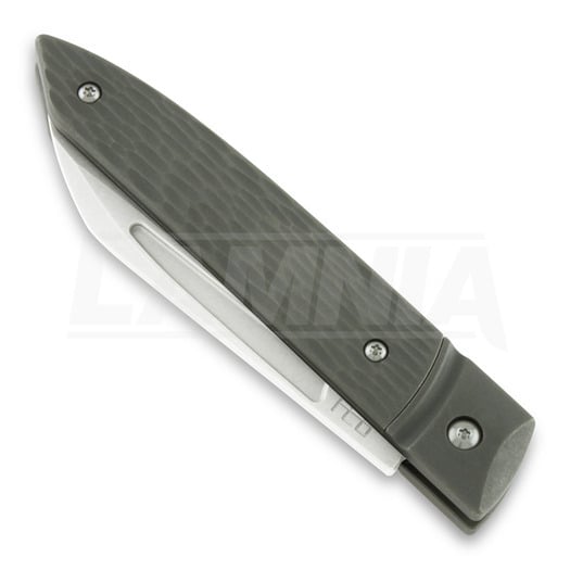 HEAdesigns Falcon Jiggeg TI folding knife, grey