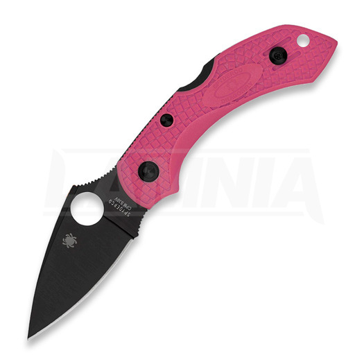 Spyderco Dragonfly 2 Lightweight S30V Black Blade folding knife, pink C28FPPNS30VBK2