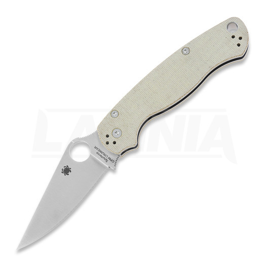 Spyderco Para Military 2 Cru-Wear folding knife, brown micarta C81MPCW2