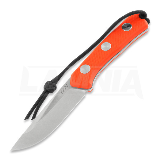 ANV Knives P200 Mk II Plain edge peilis, kydex, oranžinėnge