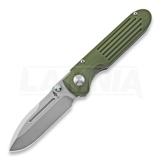Terrain 365 Invictus ATC folding knife, OD Green G10