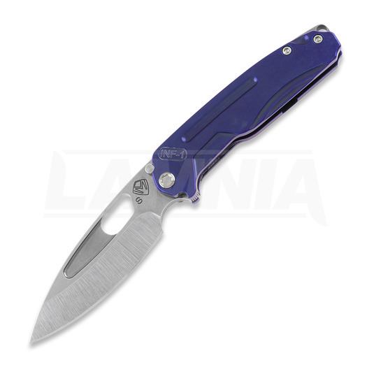 Medford Infraction Framelock folding knife, dark blue
