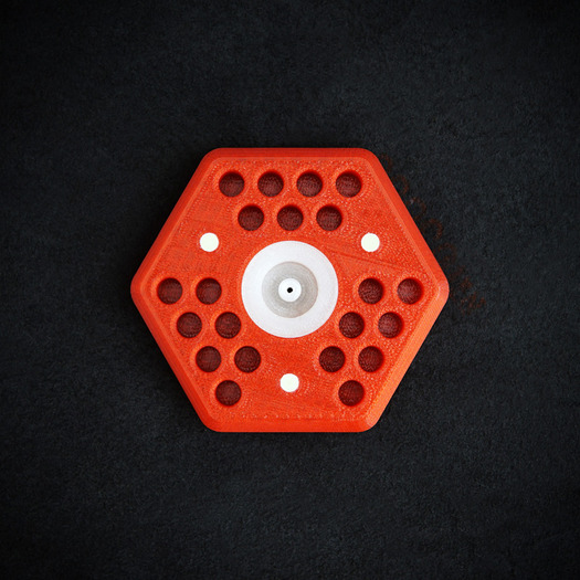 Audacious Concept Desktop Stand HEX21, vermelho AC-3DP-H21-RED