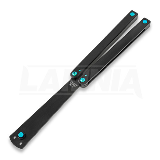 Squid Industries Squiddy-B Ti-Mod balisong trainer, teal
