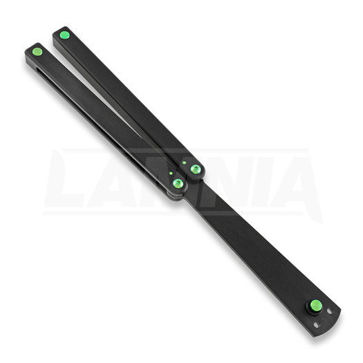 Balisong trainer Squid Industries Squiddy-B Ti-Mod, verde