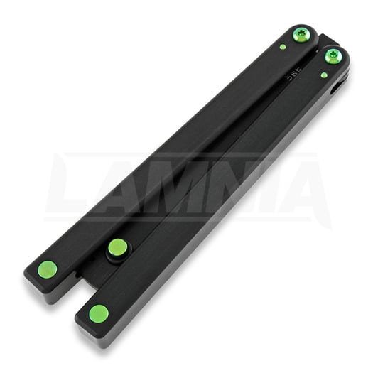 Squid Industries Squiddy-B Ti-Mod balisong trainer, green