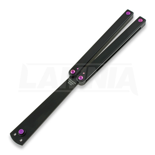 Squid Industries Squiddy-B Ti-Mod balisong trainer, magenta
