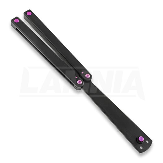 Squid Industries Squiddy-B Ti-Mod balisong trainer, magenta