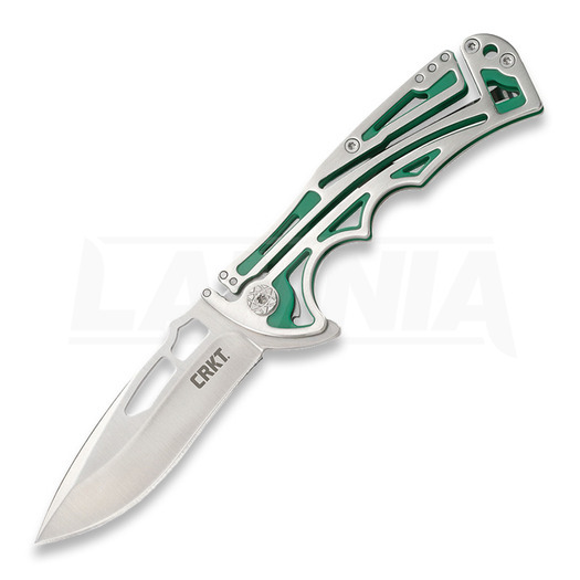 Складной нож CRKT Nirk Klecker Lock by Brian Tighe, зелёный