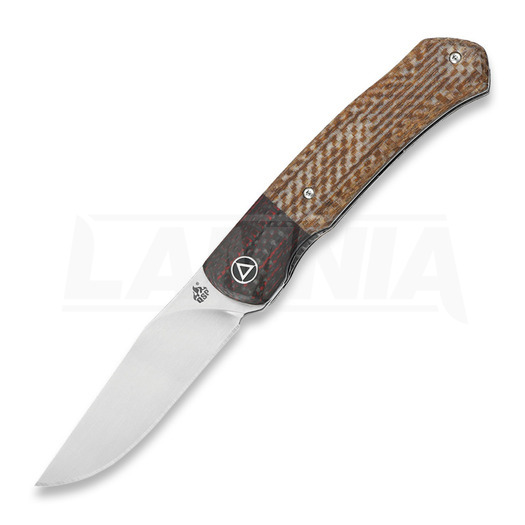 QSP Knife Gannet foldekniv, brun