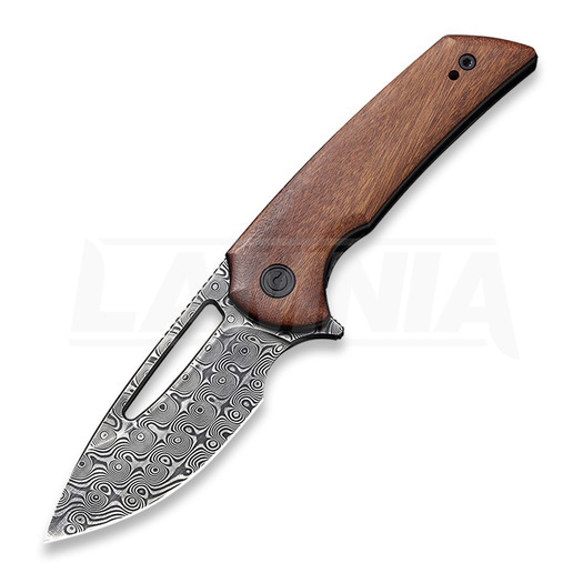 CIVIVI Odium Damascus folding knife, cuibourtia wood C2010DS-1