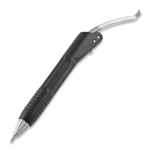 Stylo Microtech Siphon II Stainless Steel, noir 401-SS-BKSW
